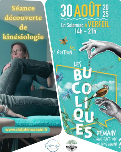 Découvrir la kinésiologie lors de l'évènement Les Bucoliques