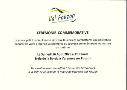 🇫🇷 CÉRÉMONIE COMMEMORATIVE 🇫🇷