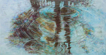 Trouble l eau et le ciel 170 x 90 2