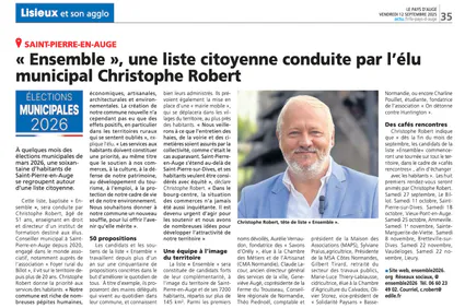 Lancement de campagne : le journal Le Pays d'Auge parle de nous !