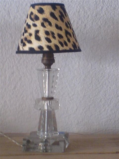 Lampe cristal leopard 1