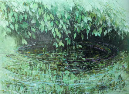 Oasis de verdure 130 x 97