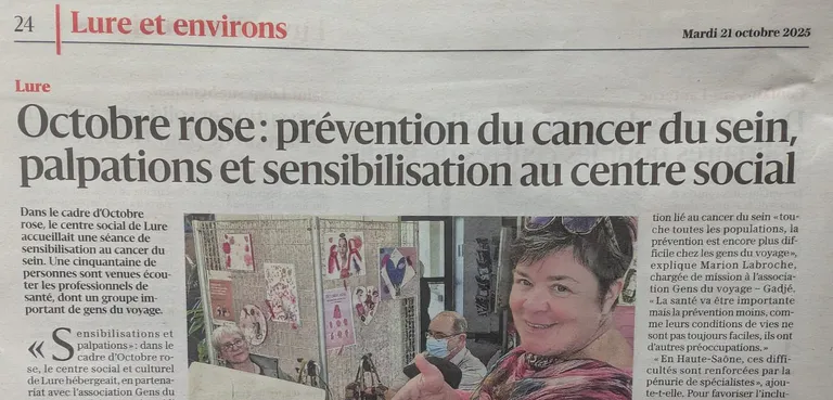 OCTOBRE ROSE : LA PRESSE EN PARLE...
