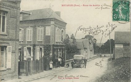 Bouafles route des andelys 1909
