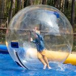bulle gonflable aquatique transparente 
