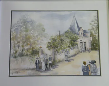 L entree de la maison pierre loti guetty troisfontaines