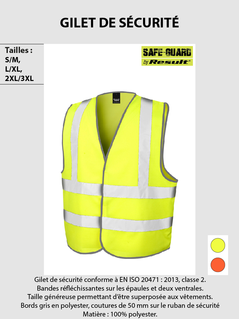 gilet de sécurité Safe Guard