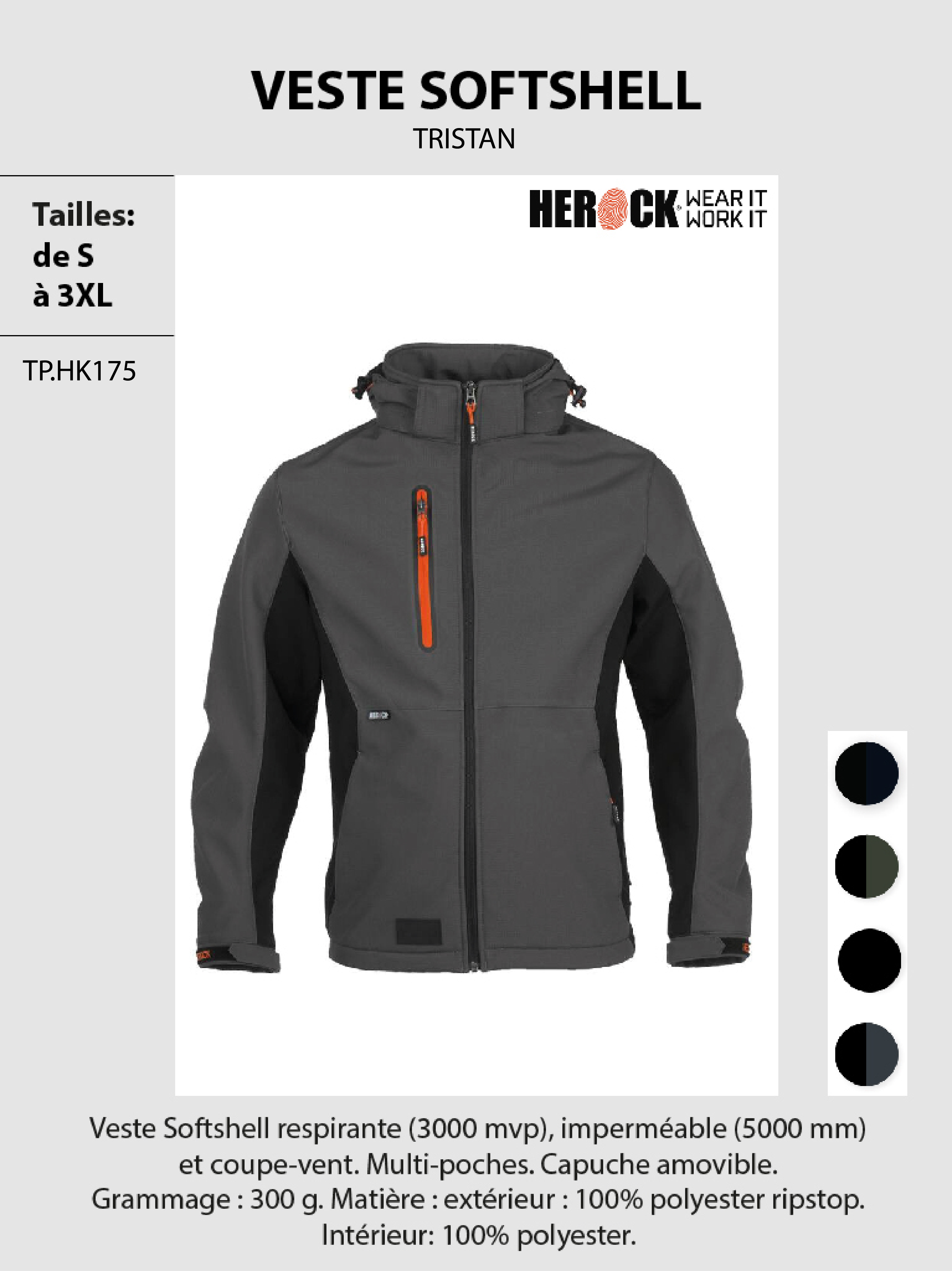 Veste-softshell