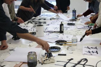 Atelier calligraphie a l e cole d art de braine l alleud 