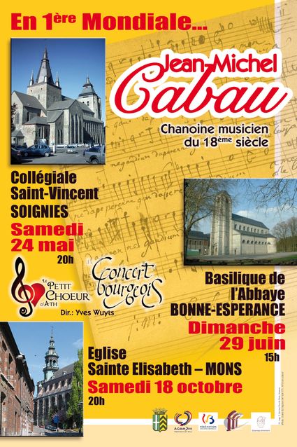 Jean-Michel Cabau - Soignies - Bonne-Espérance - Mons - 24/05 - 29/06 - 18/10/2015