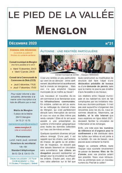 Le Pied de la Vallée n°31