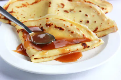 Crepe caramel