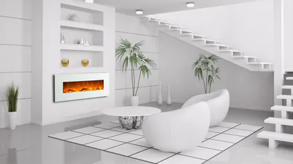 Cheminee electrique a suspendre option buche pau 64