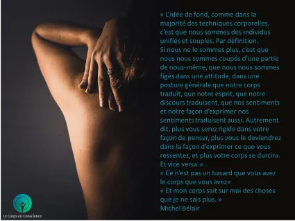 Et mon corps sait sur moi des choses que je ne sais plus...