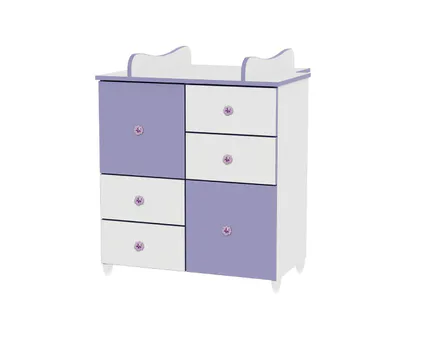 13dresser white violet large