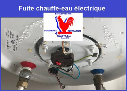 Fuite d'eau chauffe-eau Paris