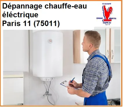 Que faire en cas de panne chauffe-eau électrique Paris 75011?