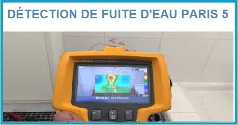 Détection de fuite d'eau paris 5