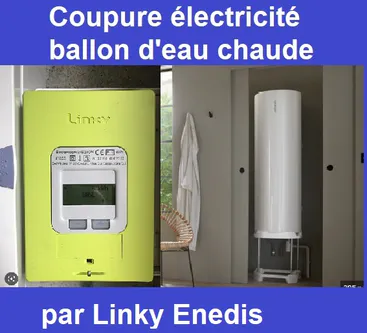 Coupures d'electricité par Enedis: Que faire quand en cas de panne de ballon d'eau chaude