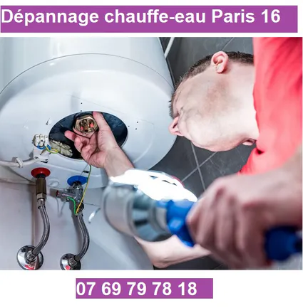 Dépannage chauffe-eau Paris 16