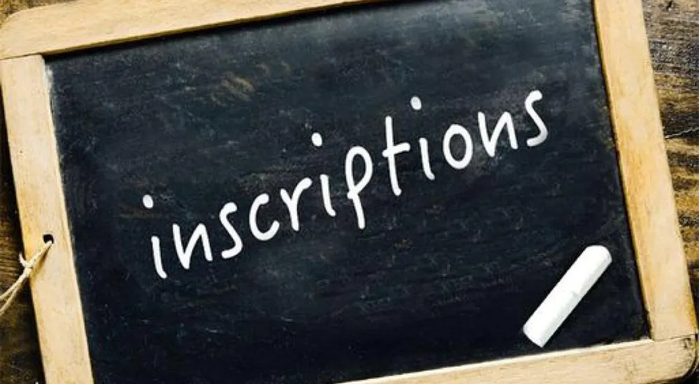 S'inscrire, se réinscrire...