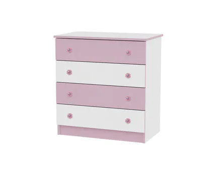 9dresser white pink new large