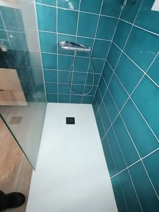 30 pose receveur de douche extra plat a vertou