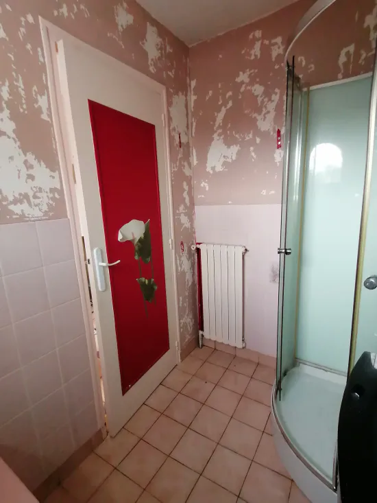 10 salle de bain avant demontage radiateur a eau chaud a vertou