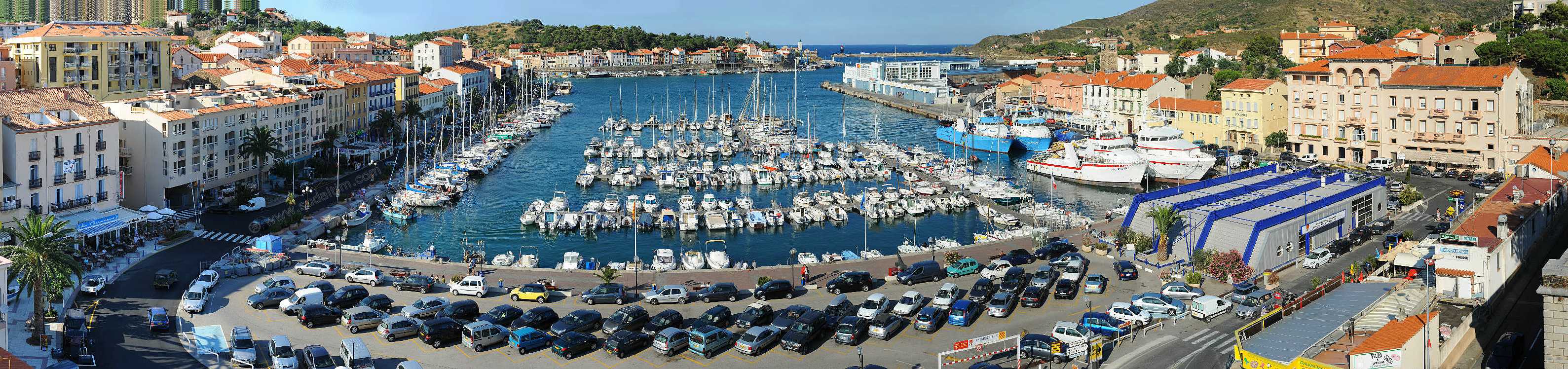 Port vendres port photographie panoramique semi aerienne