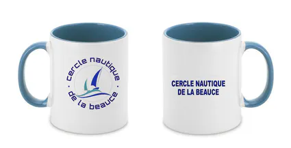 Mug blanc et bleu copie
