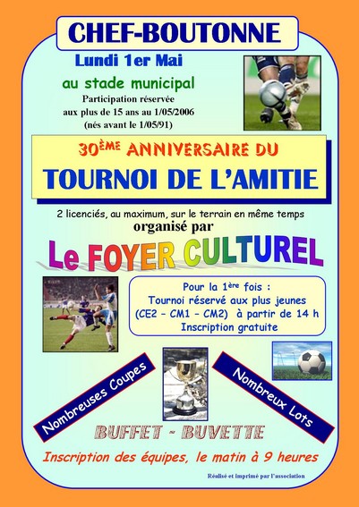 Affiche tournoi 2006