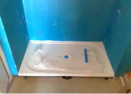 Installation receveur de douche extra plat 120x80 a saint sebastien sur loire 44230