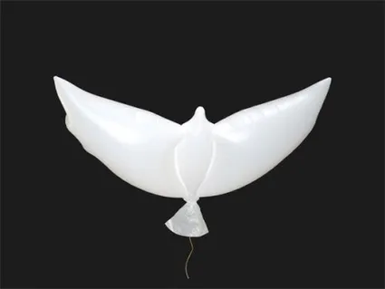Ballon colombe blanche