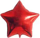 Ballon mylar etoile rouge