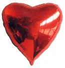 Ballon coeur rouge