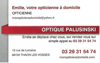 Emilie opticienne