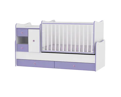 12minimax baby bed white violet left medium