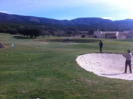 Bunker entrainement equipe provence country club ecole de golf provence