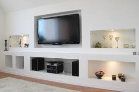Meuble tv en platre