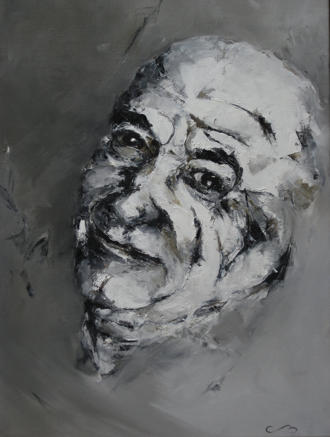 huile sur toile 80x60cm
