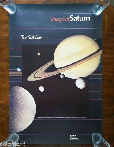 Voyager at saturn posters 1981 1 