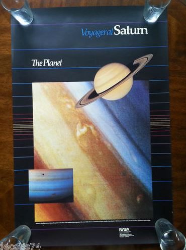Voyager at saturn posters 1981 3 