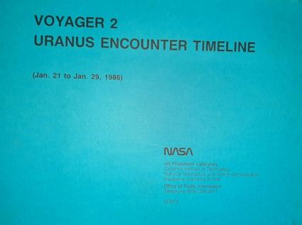 Uranus encounter timeline