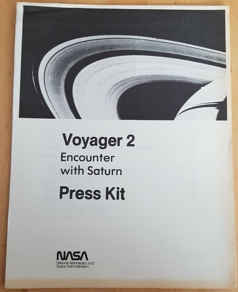 Voyager 2 saturn press kit