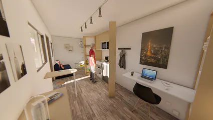 2 etudiant salon 2