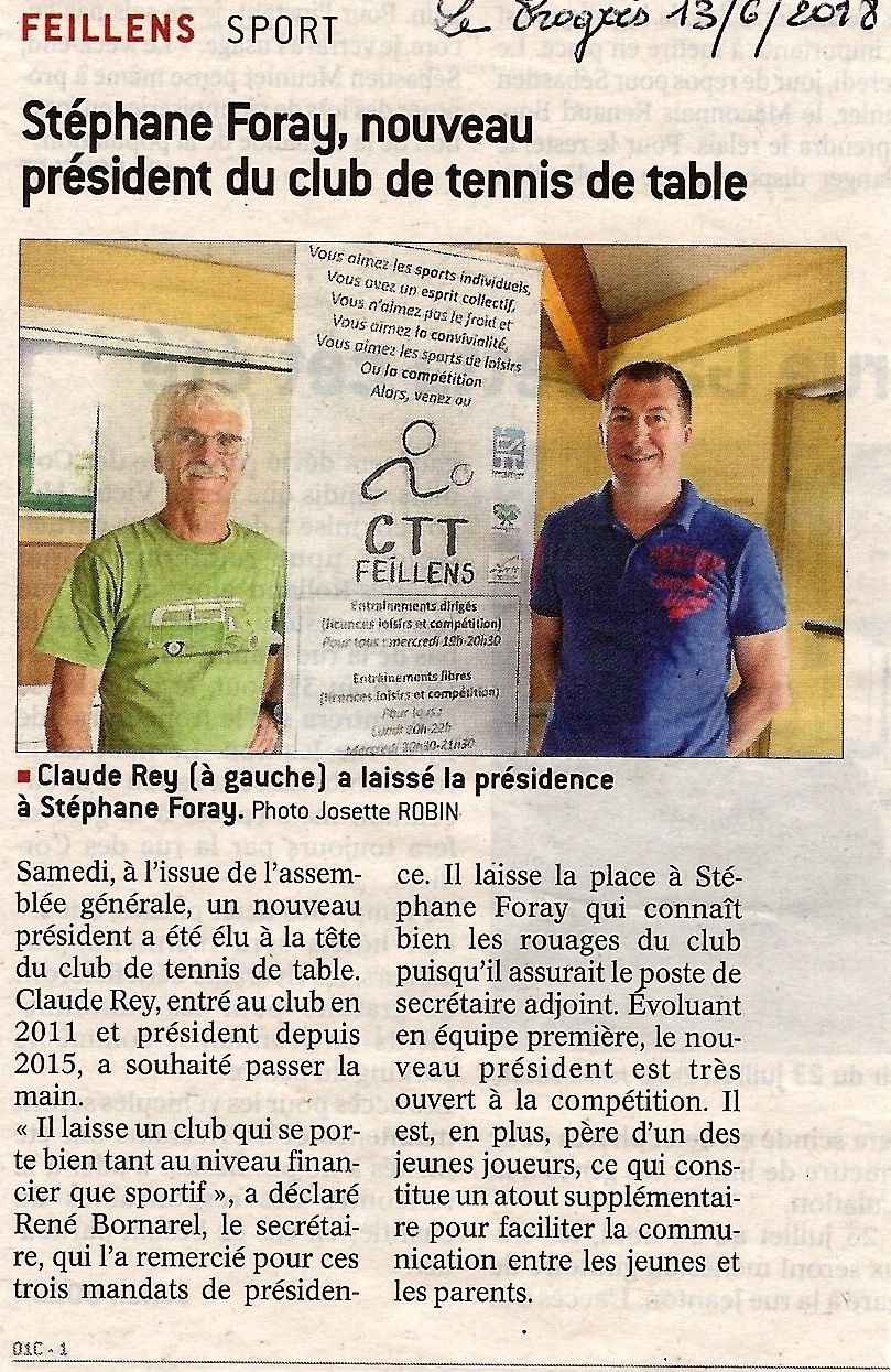 Le progres du 13 juin 2018
