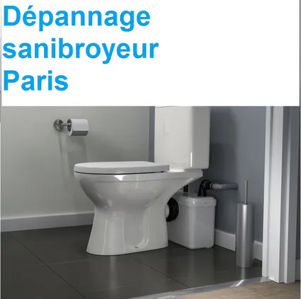 Dépannage sanibroyeur
