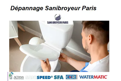dépannage sanibroyeur paris