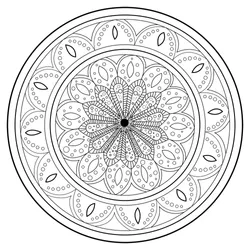 pour se détendre : donner de la couleur aux Mandalas