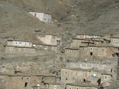 M mhamid route maisons montagne